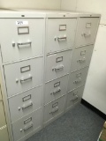 Hon 4 drawer filing cabinets