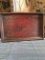 Banyan Tree Imports, antique handpainted Tibetan 22” x 14 tray. Tag price $155.00