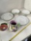 6 pieces. 2) Marylin Fiala bowls, 2) serving plates 1) Lesal pitcher 1) Stylecraft bowl