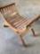 Vintage wood bench/seat approximately 22