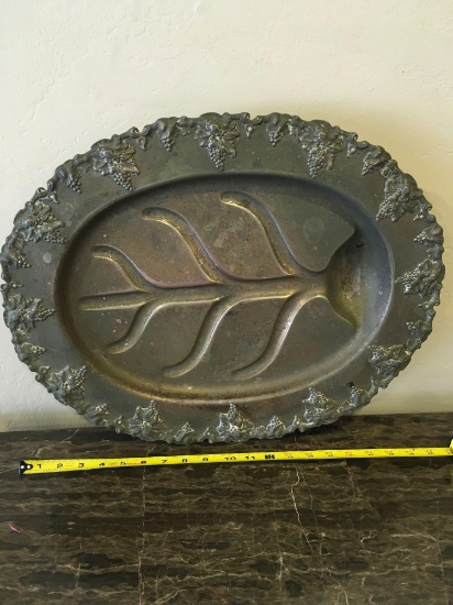Serving plate, approximately 21" x 16"