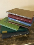 Assorted golf books. 8 books