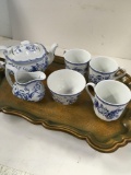 6 pieces. Spode England