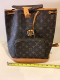 Louis Vuitton style backpack not an original