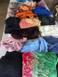 20 pieces. Woman's Scarves, hairdressing, etc.