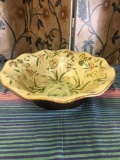 Large decorative ceramic bowl. Approximately 5