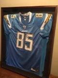 San Diego Chargers Antonio Gates Tight End Signed Jersey - Framed 41