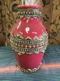 Decorative ceramic vase. Approximately 16