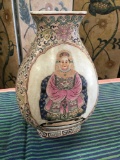 Vintage vase made in Macau. Approximately 12