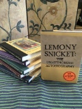 1-5 A Series Of Unfortunate Events hard copy books & Lemony Snicket