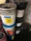 Lot Assorted Air compressor oil, AW hydraulic oil, racing fuel, etc