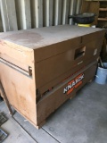Knaack Model 69 Job box on casters. Approx. 30