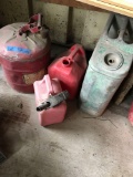 Assorted Fuel cans