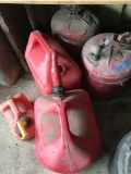 Assorted Fuel cans