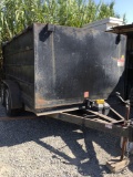 6' x 12' Dump Trailer WORKING Front panel damaged