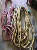 Electrical Extension Cords red, yellow