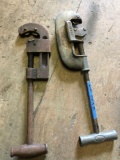 Ridge tool pipe cutters