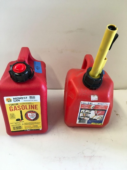 1 gallon Gasoline containers