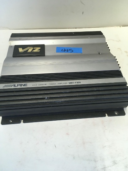 Alpine V12 MRV-F303 4/3/2 power amplifier  UNTESTED