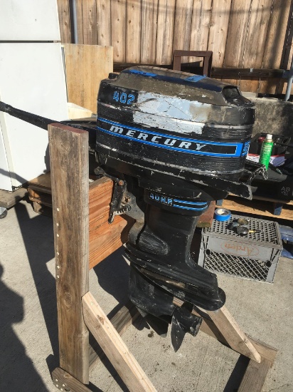 Mercury 402 4 stroke outboard motor, 40 HP