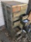 20 drawer (missing two) all wood Carpenters cabinet & assorted items