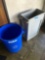 Huskee Recycle bin & Rubbermaid Slim Line trash can