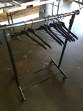 Rolling rack and hangers