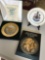 The Historic Providence Mint 20th Anniversary American Eagle case, Canada plate & Collectors plate