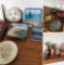 Lot Assorted items. Candles, candle holders, assorted sets of coasters