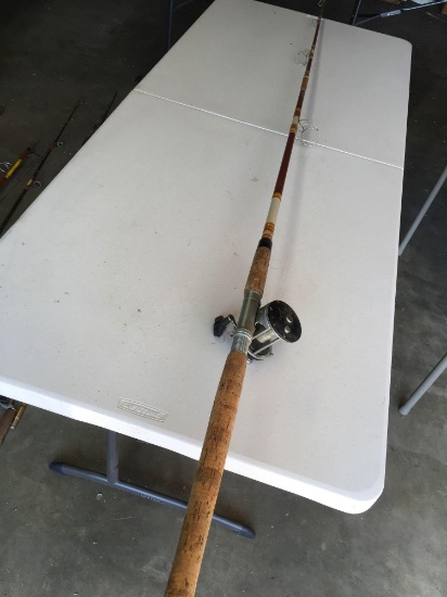 Vintage Fishing Rod and JA Coxe reel