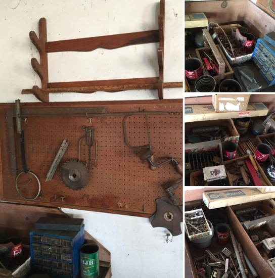 Assorted tools & Fasteners