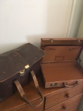 Vintage briefcases. One Metek Straza