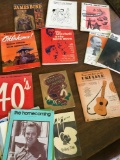 Lot. Vintage, 11 pieces assorted Music songbooks.