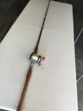 Vintage Fishing rod with real