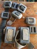 Divers Belts, 9 pieces lead weights