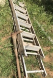 Aluminum ladder and pick