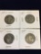 Walking Liberty Silver Quarter's. 1926, 1927, 1928, 1929