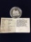 Republic of Liberia Commemorative Coin Treaty of Paris. Face value 20 dollars, year 2000