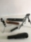 Camera Equip. 2)Vintage telescopes & 2) camera tripods