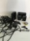 Electronics, Assorted cords, speakers, router and accessories