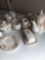 Wicker Rose Ironstone made in Japan, 13 pieces, shakers & server are not Wicker rose