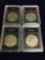 Eisenhower Dollar 1974, 1976, 1977, 1978 Authenticated Brilliant Uncirculated