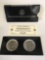 Eisenhower Silver Dollars 1977 set of 2