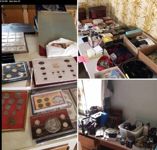 Coins, Camera's, Jewelry, Watches  WITH NO RESERVE