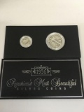 1936 Walking Liberty Silver dollar and Mercury dime, Americas Most Beautiful Silver coins.