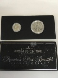 1942 Walking Liberty Half dollar and Mercury dime, Americas Most Beautiful Silver coins.