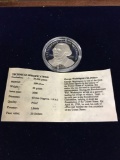 Republic of Liberia. Commemorative George Washington coin, face value 20 dollars, 2000