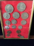 foreign coins 16 assorted