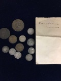 Foreign Coins, 12 pieces. Canadian coins