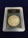 Peace Silver Dollar 1922 Authenticated Very Good